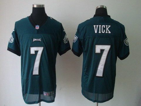 Nike Elite Jersey Green NFL Philadelphia Eagles 7 Vick